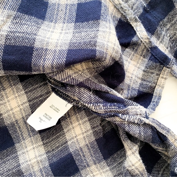 Madewell Oversized Boyshirt Flannel in Andover Plaid size medium - Picture 9 of 9